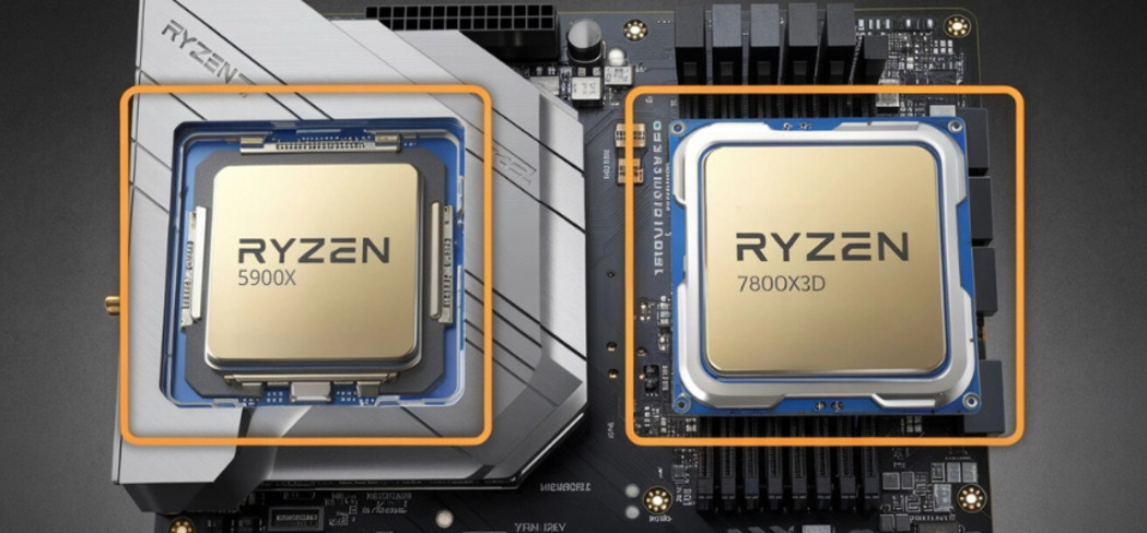 Ryzen 9 5900XとRyzen 7 7800X3D