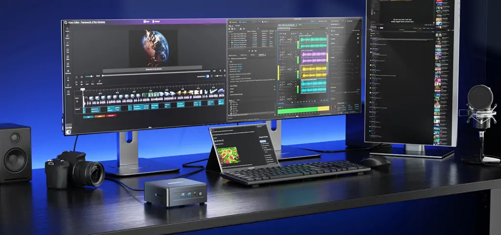 マルチメディア対応のIntel Core Ultra 9 285H搭載ミニPC