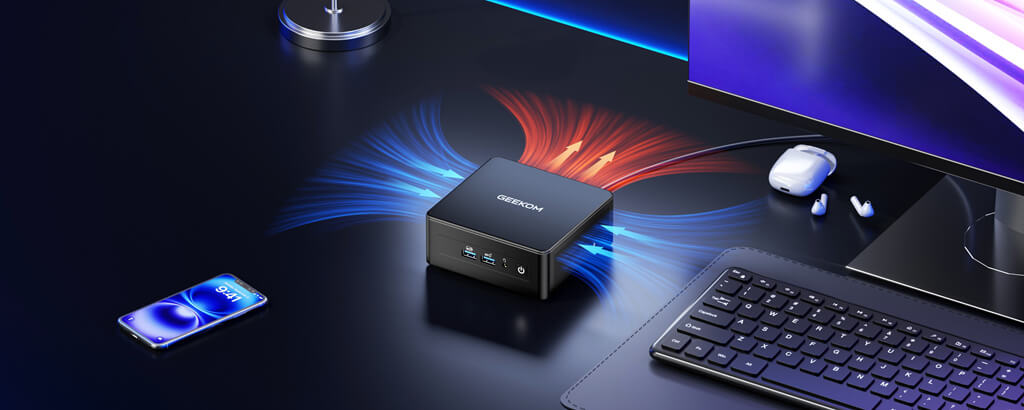 GEEKOM IT15 mini PC の冷却システム IceBlast 2.0搭載
