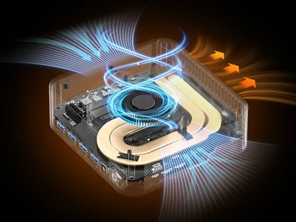 geekom mini pc の冷却:IceBlast 2.0