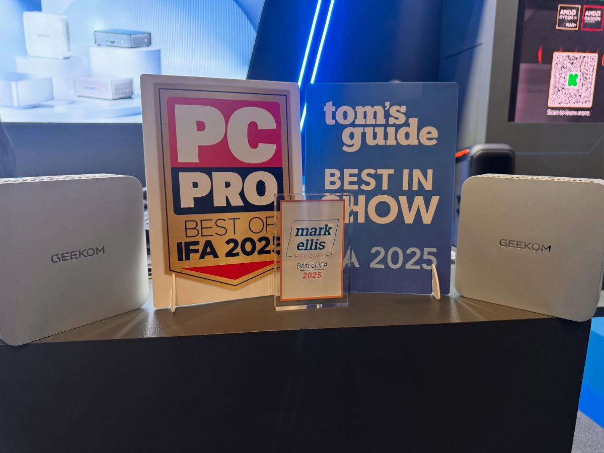 IFAでのGEEKOM A9 Megaの受賞