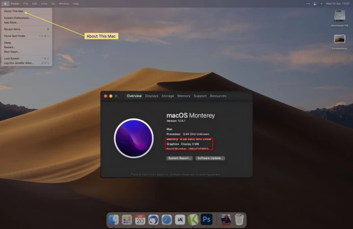 macOS 上の VRAM