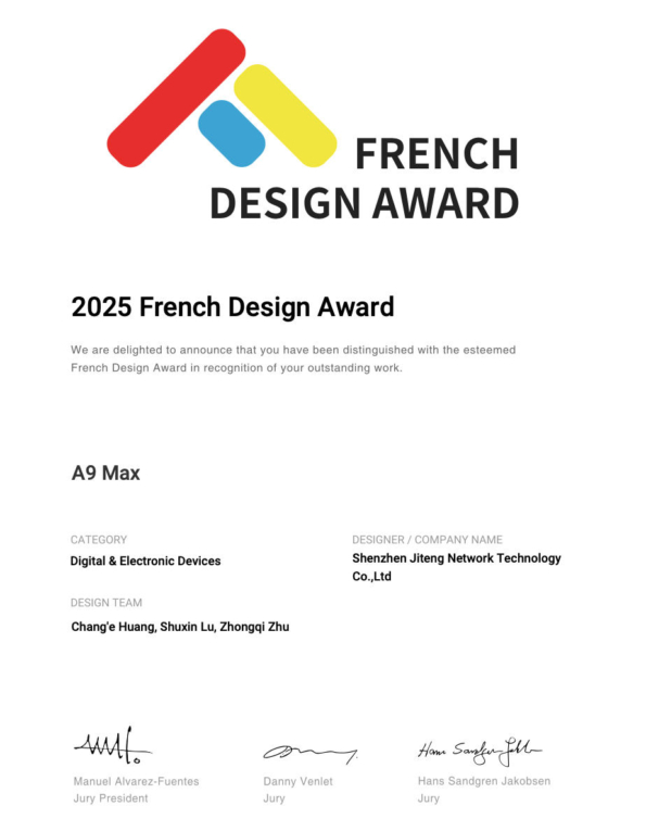 2025 French Design Awards」で評価を受けるGEEKOM a9 max認証