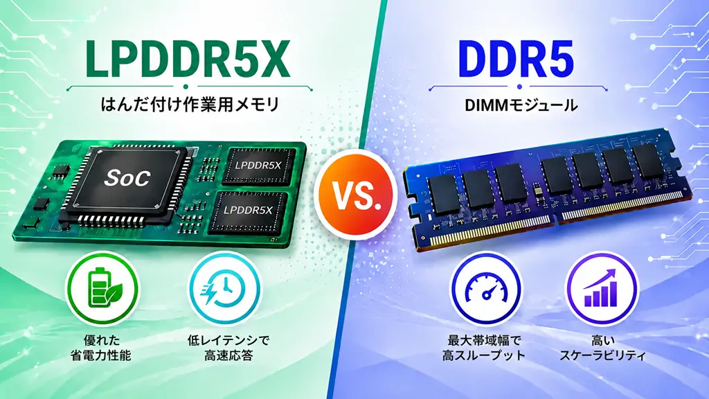 LPDDR5X vs DDR5